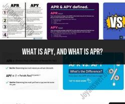 APY vs. APR: Understanding Interest Rates