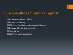 Arguments Against Business Ethics: Examining Perspectives