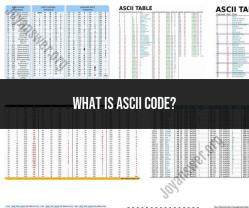 ASCII Code: Unveiling the Character Encoding System