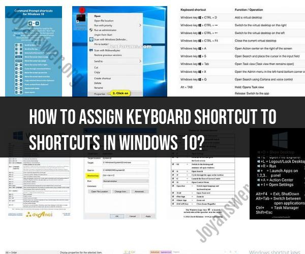 Assigning Keyboard Shortcuts in Windows 10: A Quick Guide