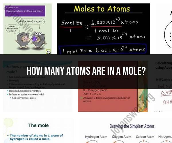 Atoms in a Mole: Avogadro's Number Application