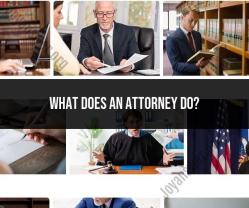 Attorney Job Description: Roles and Responsibilities