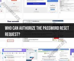 Authorization for Password Reset Requests