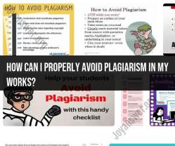 Avoiding Plagiarism in Your Work: Proper Techniques and Practices