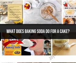 Baking Soda's Role in Cake Making: A Baker's Secret