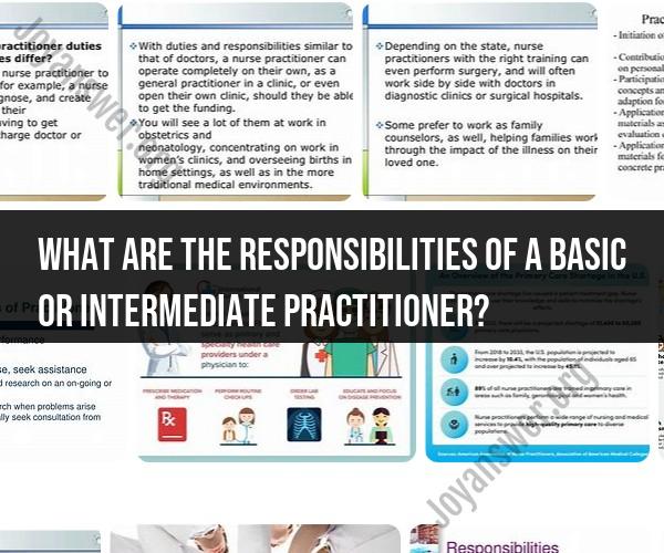 Basic and Intermediate Practitioners: Roles and Responsibilities