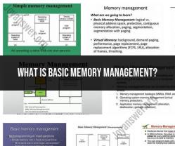 Basic Memory Management: Key Concepts and Functions