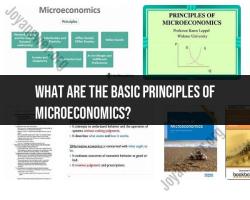 Basic Principles of Microeconomics: Foundational Concepts