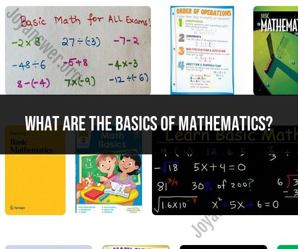 Basics of Mathematics: Fundamentals for Learning