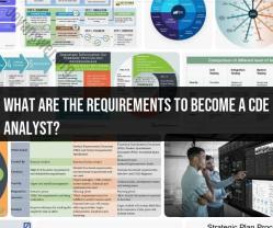 Becoming a CDE Analyst: Key Requirements and Pathways