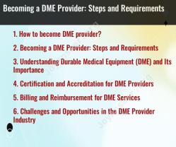 Becoming a DME Provider: Steps and Requirements