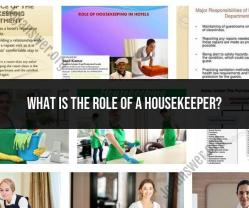 Behind the Scenes: The Role of a Housekeeper