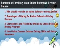 Benefits of Enrolling in an Online Defensive Driving Course