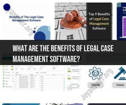 Benefits of Legal Case Management Software: Efficiency and More