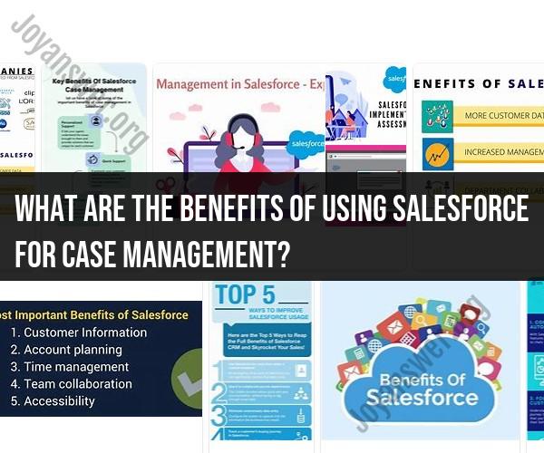 Benefits of Salesforce for Case Management: Efficiency and Functionality