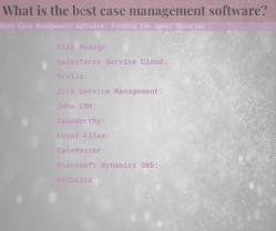 Best Case Management Software: Finding the Ideal Solution