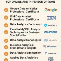 Best Data Analytics Courses: Top Online and In-Person Options