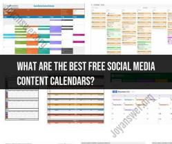 Best Free Social Media Content Calendars: Tools and Resources