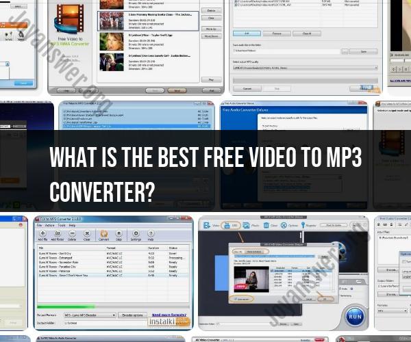 Best Free Video to MP3 Converter: Video Conversion Tools