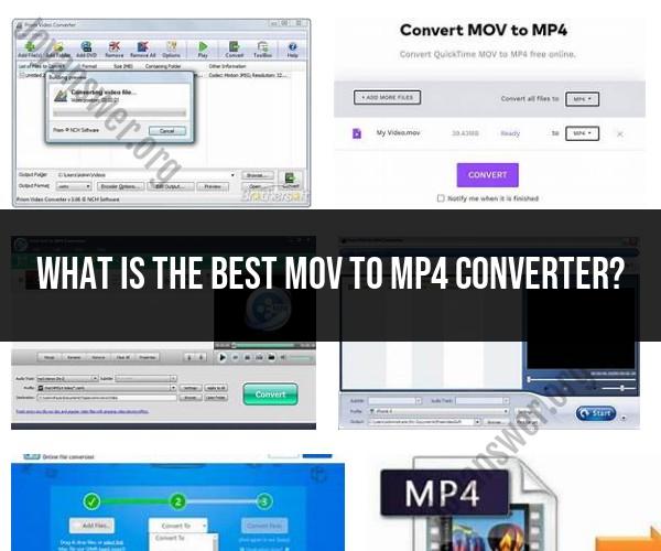 Best MOV to MP4 Converter: Tools and Recommendations