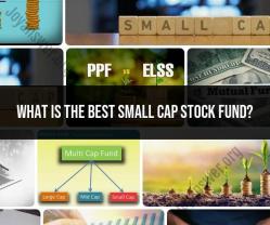 Best Small Cap Stock Fund: Choosing Investments Wisely