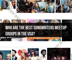 Best Songwriters Meetup Groups in the USA: Connecting with Like-Minded Musicians