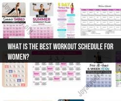 Best Workout Schedule for Women: Fitness Planning
