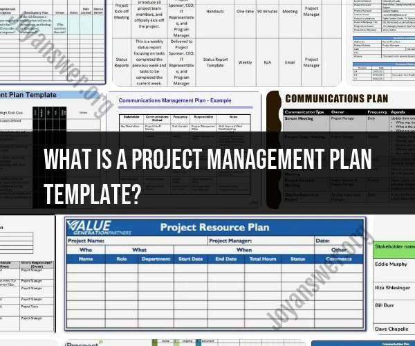 Blueprint for Success: Crafting a Project Management Plan Template
