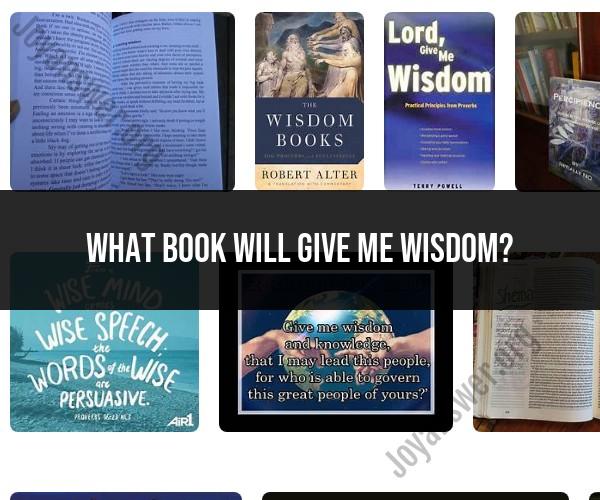 Books for Gaining Wisdom: Reading Recommendations