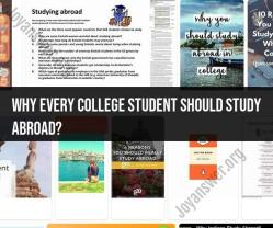 Broadening Horizons: Why College Students Should Study Abroad