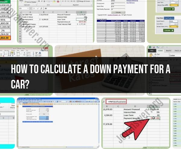 Calculating a Car Down Payment: Financial Planning