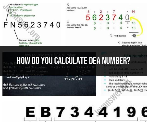Calculating a DEA Number: Steps and Information