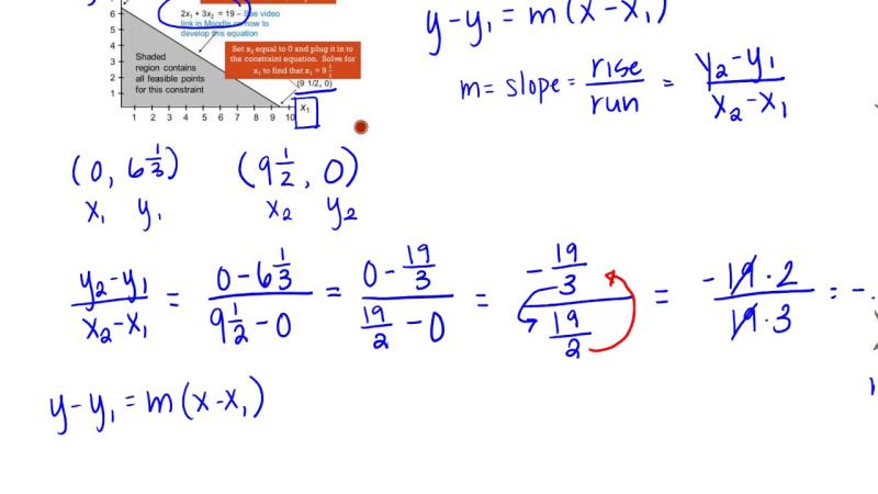 Calculating a Linear Equation: Step-by-Step Approach