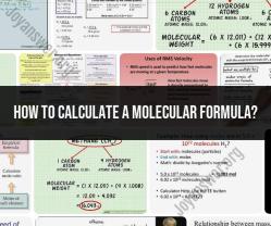 Calculating a Molecular Formula: Chemical Formula Determination