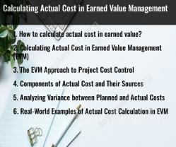 Calculating Actual Cost in Earned Value Management