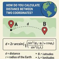 Calculating Distance Between Coordinates: A Comprehensive Guide