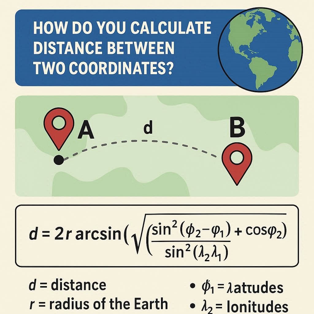 Calculating Distance Between Coordinates: A Comprehensive Guide