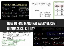 Calculating Marginal Average Cost in Business Calculus