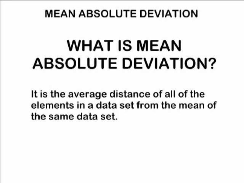 Calculating Mean Absolute Deviation in Excel: Step-by-Step Guide