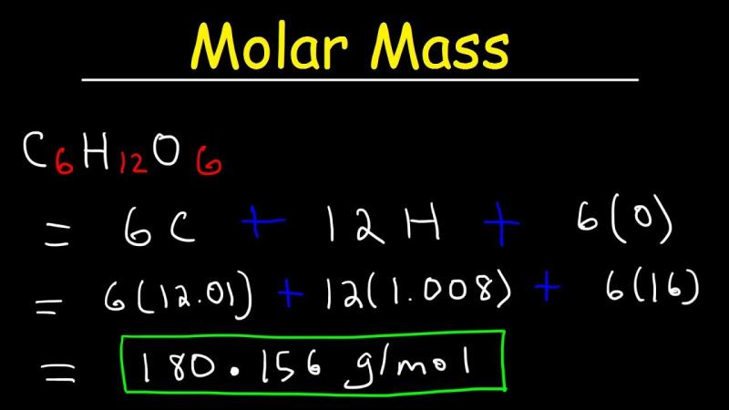 Calculating Molar Mass: Unveiling the Formula