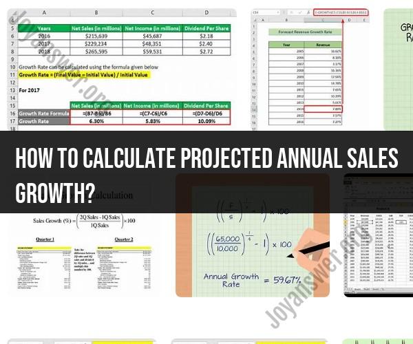 Calculating Projected Annual Sales Growth: Financial Forecasting