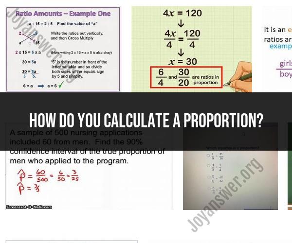 Calculating Proportions: A Step-by-Step Guide