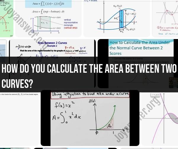 Calculating the Area Between Two Curves: Geometric Analysis