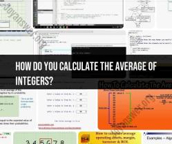 Calculating the Average of Integers: Math Made Easy