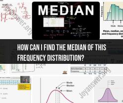 Calculating the Median of a Frequency Distribution: Step-by-Step