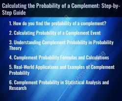 Calculating the Probability of a Complement: Step-by-Step Guide