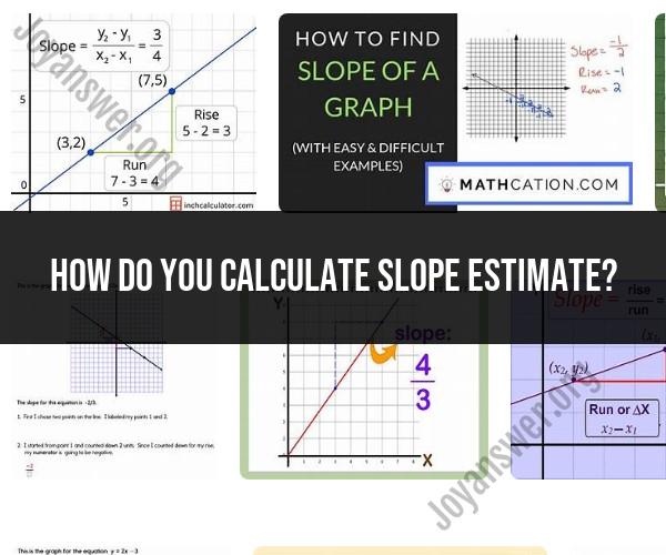 Calculating the Slope Estimate: A Mathematical Guide