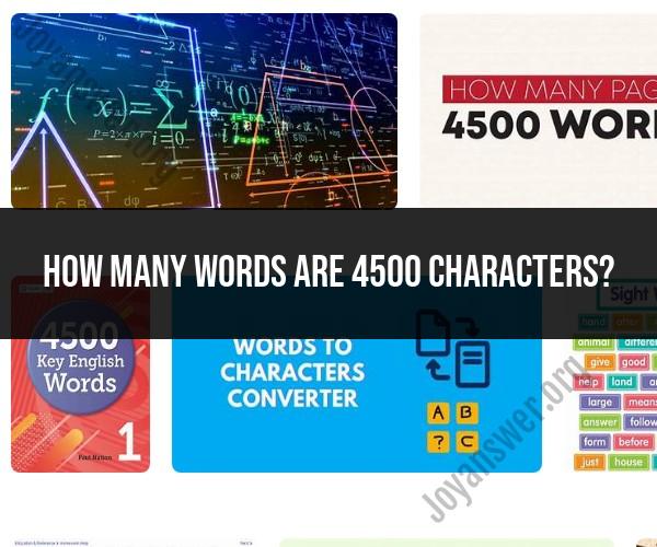 Calculating Word Count from Character Count: A Quick Guide