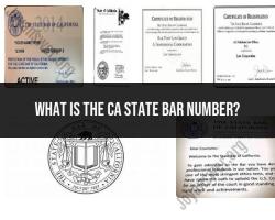 California State Bar Number: Attorney Identification