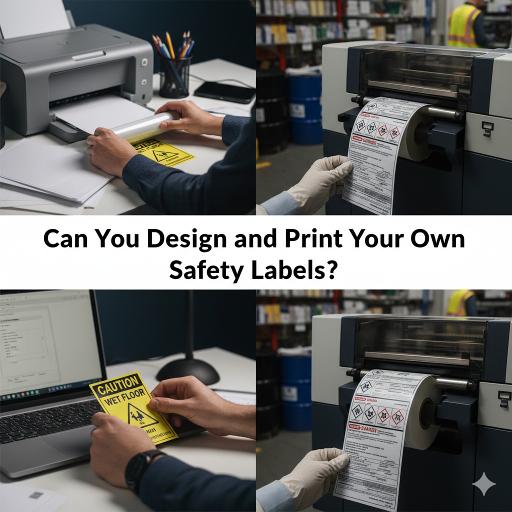Can You Design and Print Your Own Safety Labels?